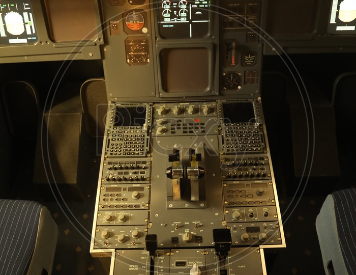 Aeroplane Cockpit area