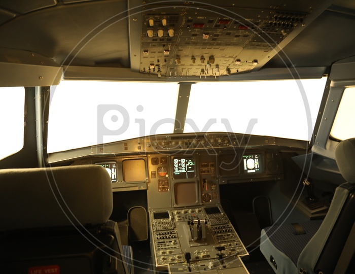 Aeroplane Cockpit area