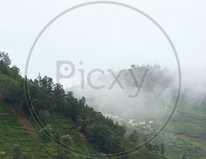 Valleys With Houses in Ooty
