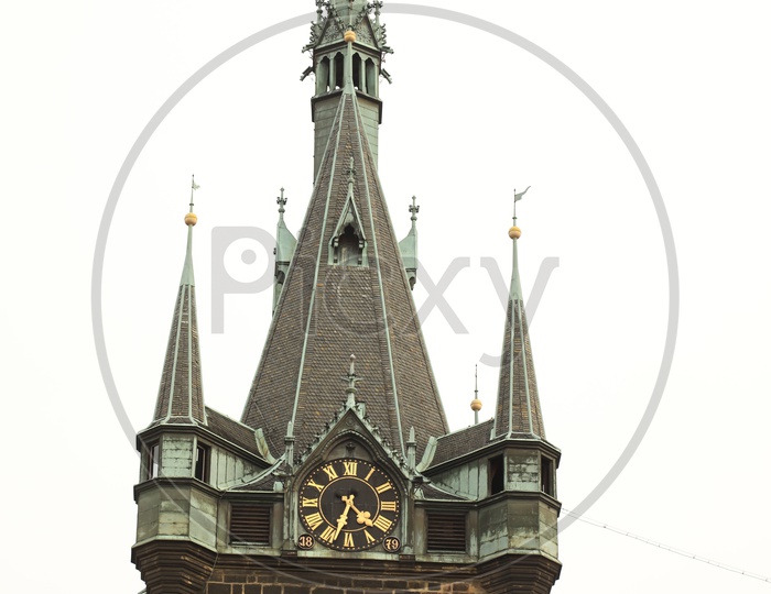 Spire of the clock tower