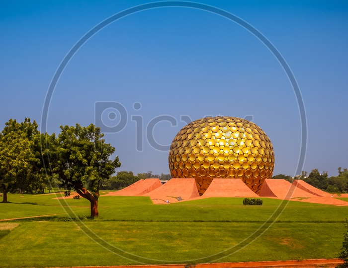 Golden globe of Auroville