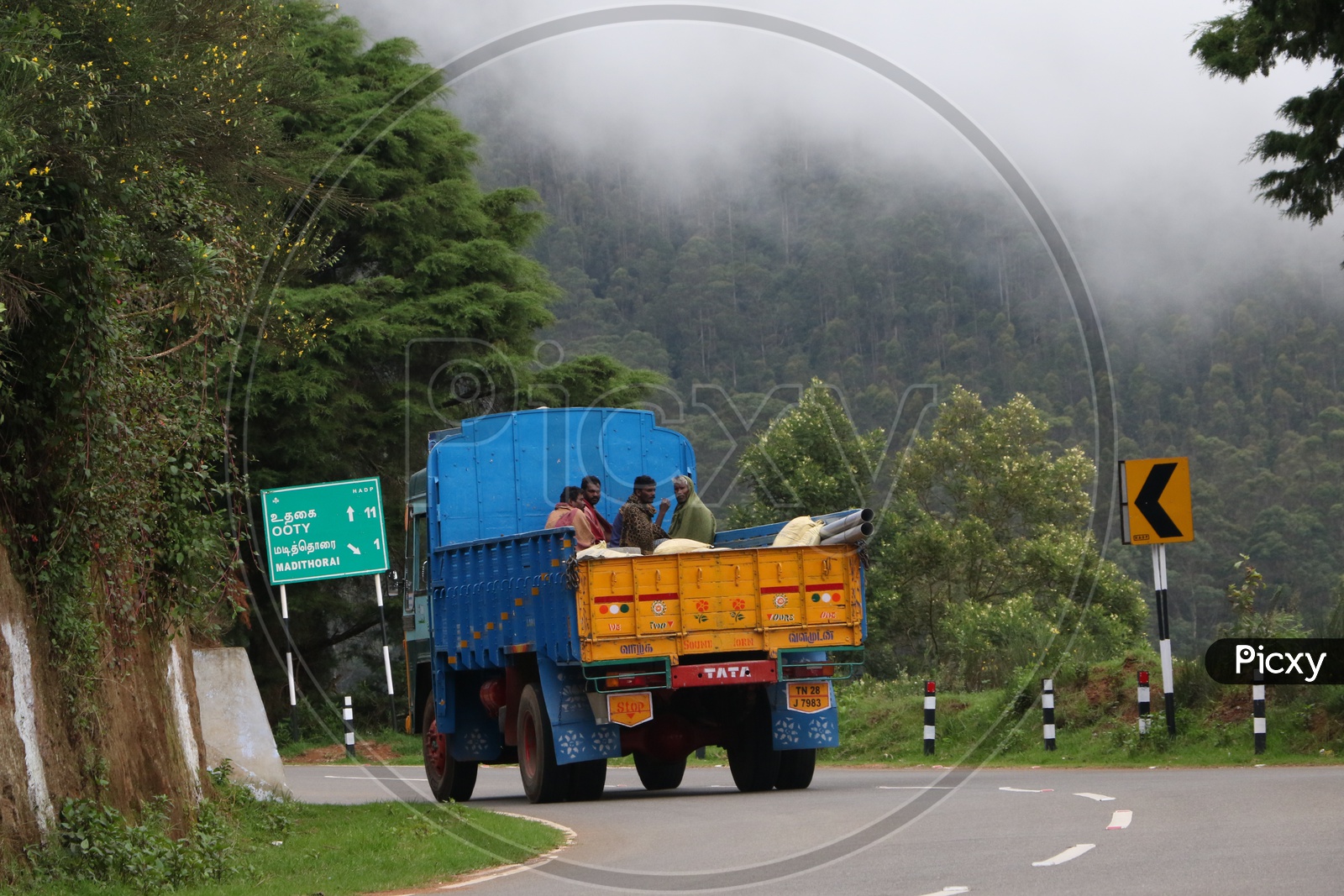 Heavy Vehicles On The Ghat Roads Of Ooty