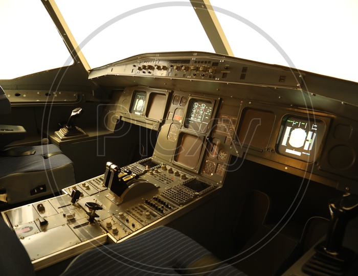 Cockpit Area of an Aeroplane
