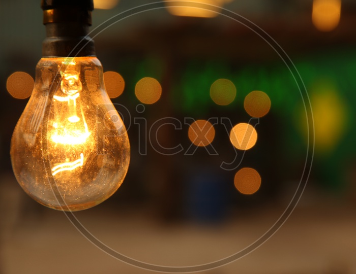 Old Bulb With Filament