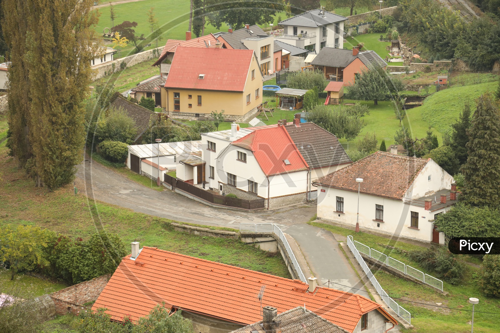 Tiled houses