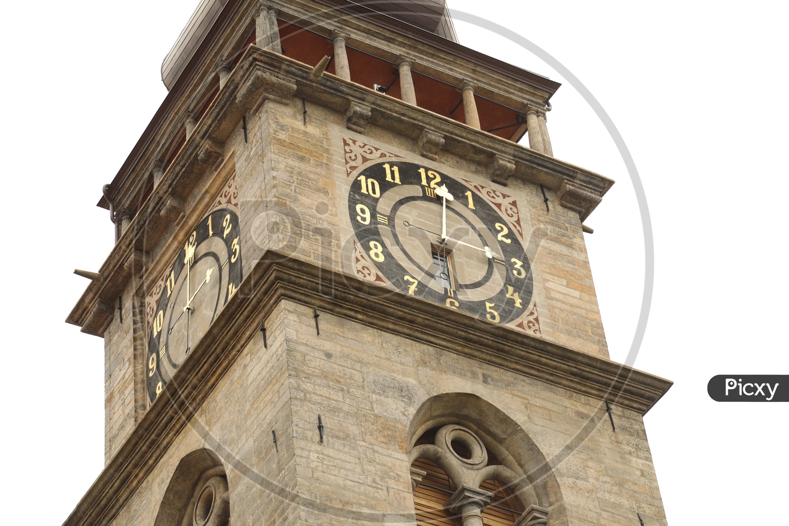Architecture of a clock tower