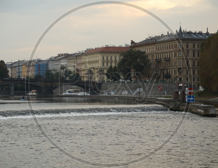Palace alongside a River