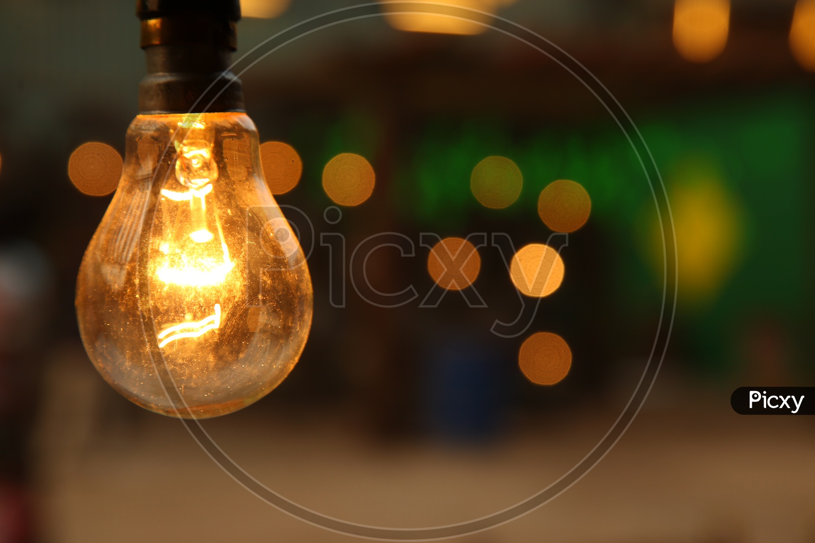 Old Bulb With Filament