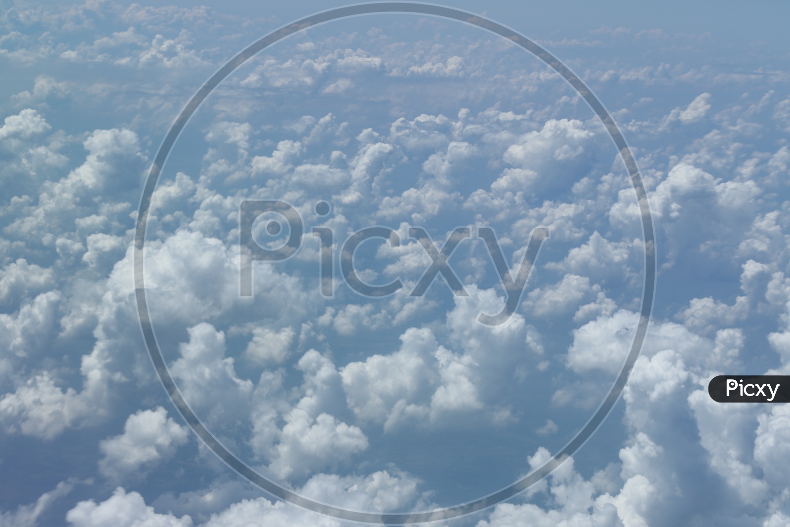 Beautiful Clouds captured from flight window