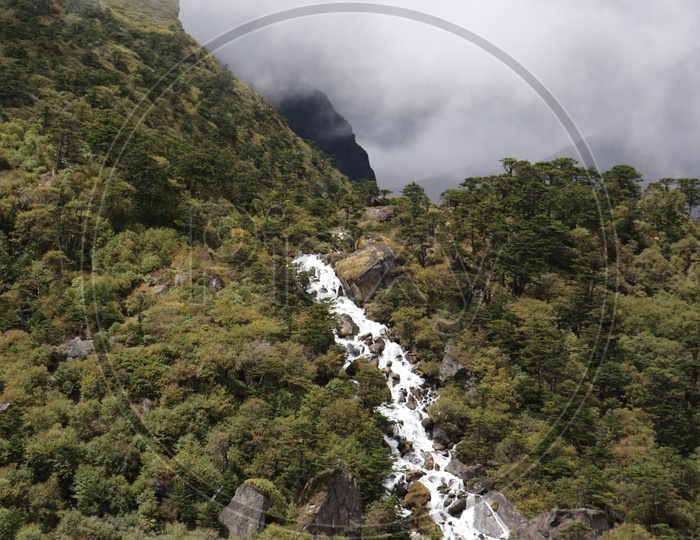 Water falls in Sikkim