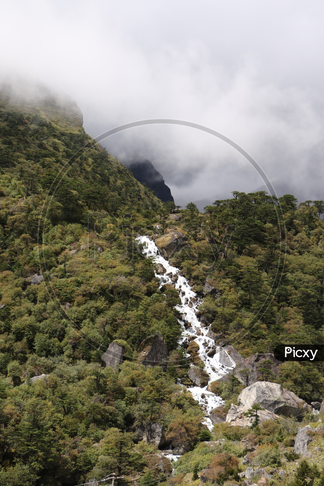 Water falls in Sikkim