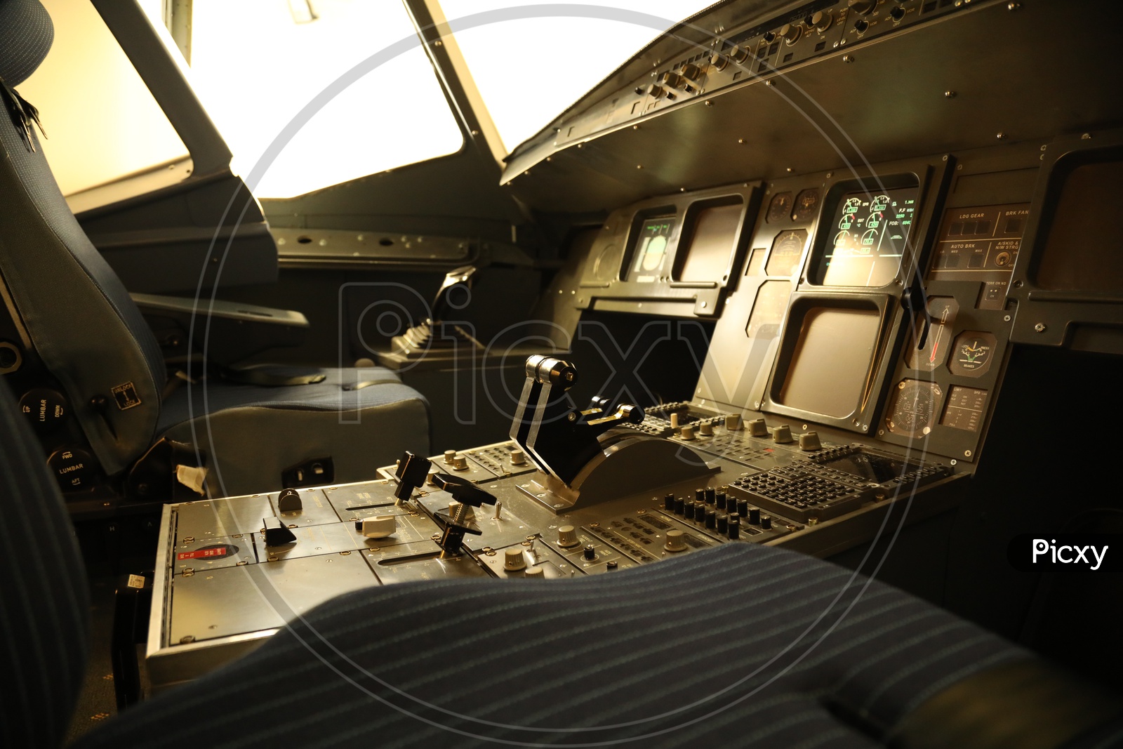 Cockpit Area of an Aeroplane