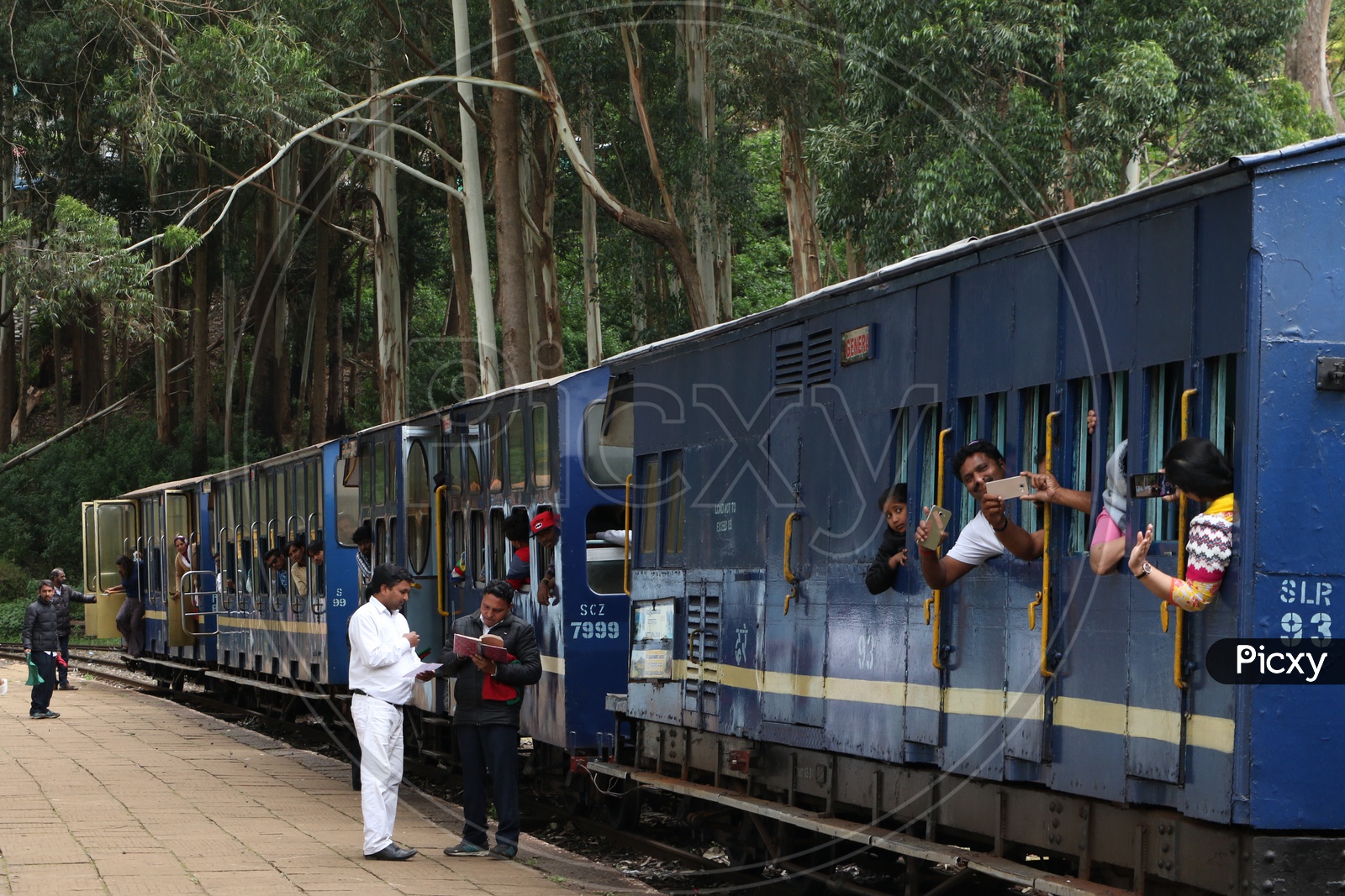 Train in Ooty , Nilgiri Mountain Railway