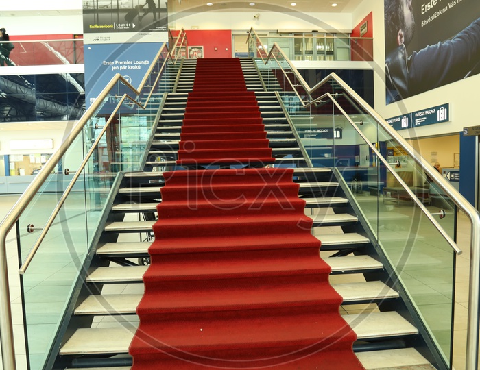 Stair Case In Airport