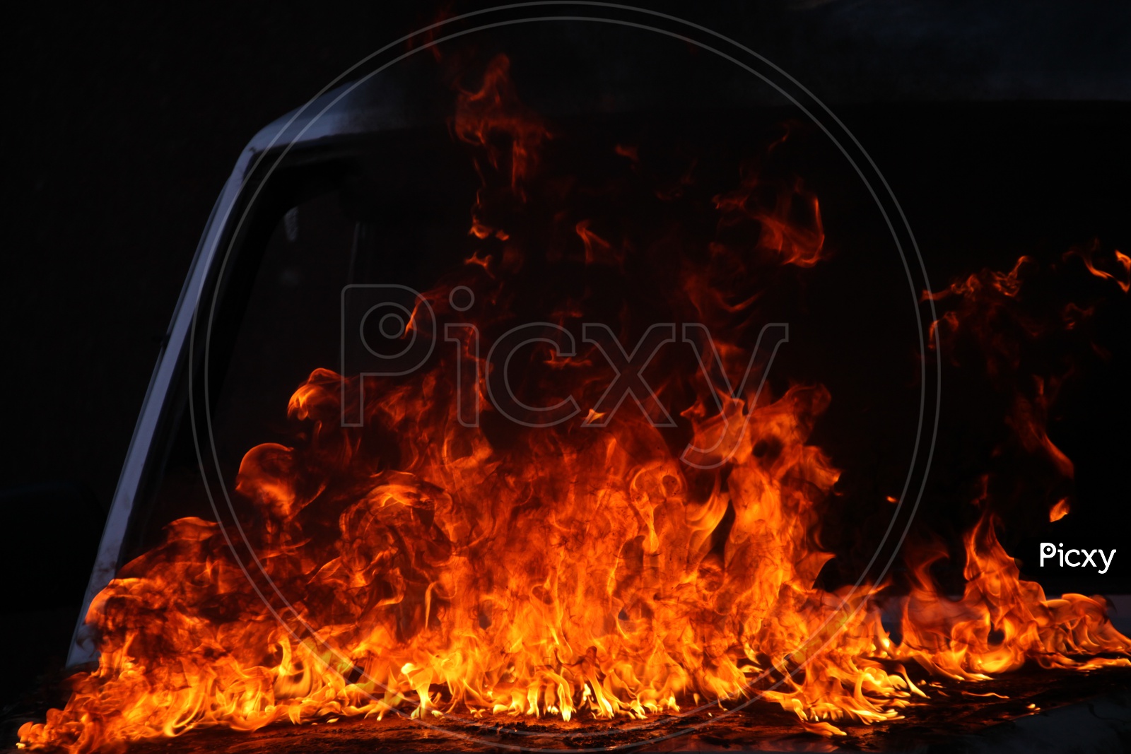 Photograph of  Fire flames