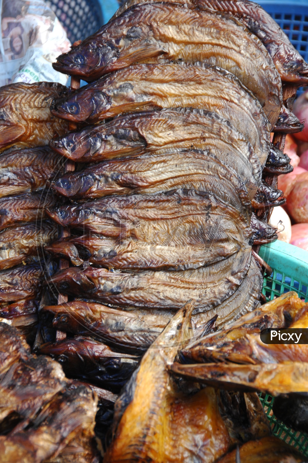 Dried Fish in Market