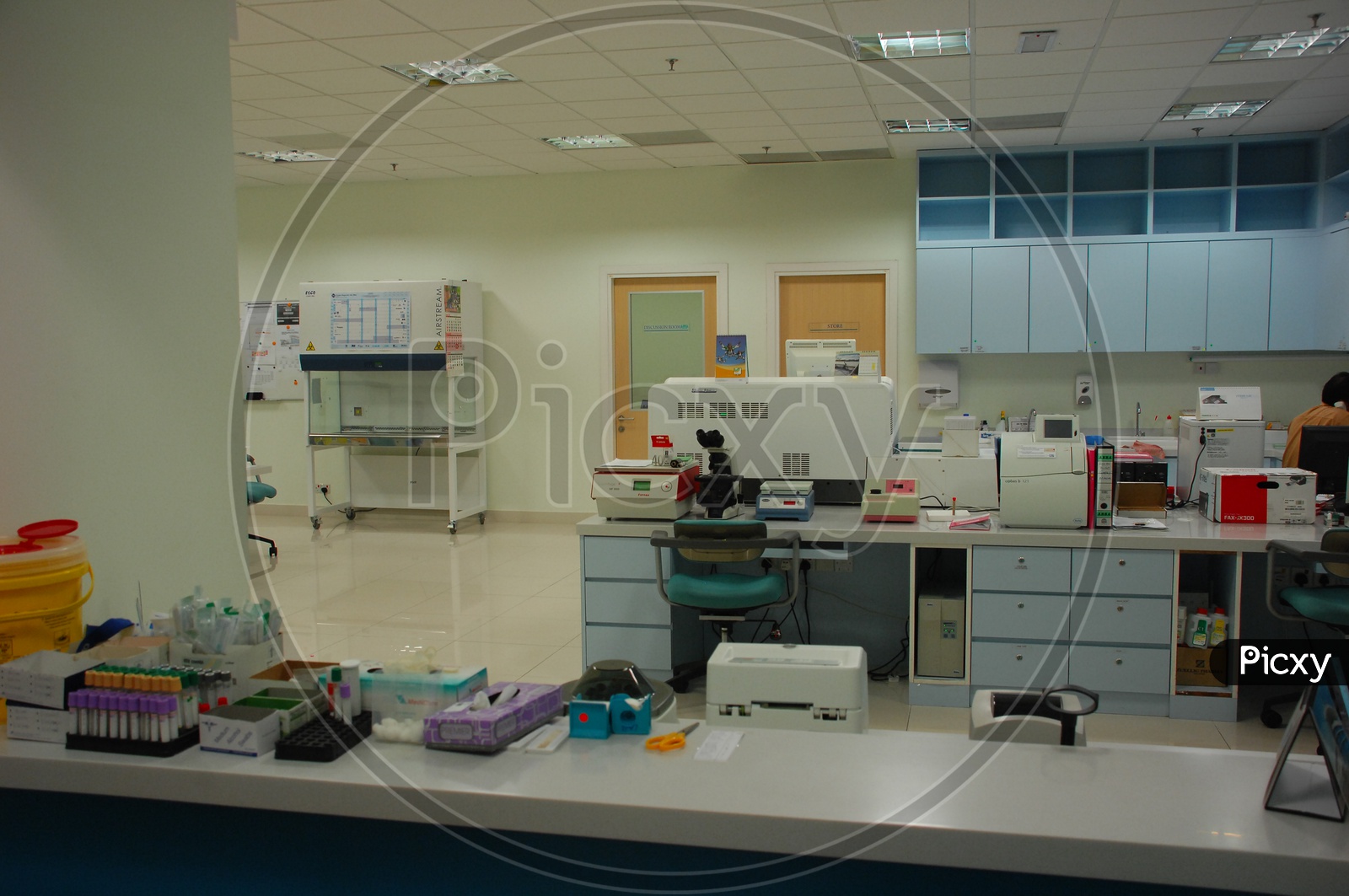 Medical Lab with equipment at the hospital