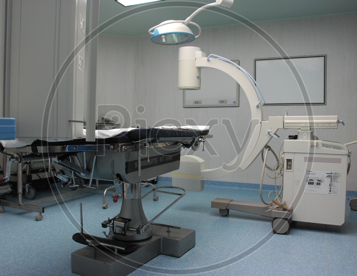 equipment and medical devices with Patient Bed in Hospital