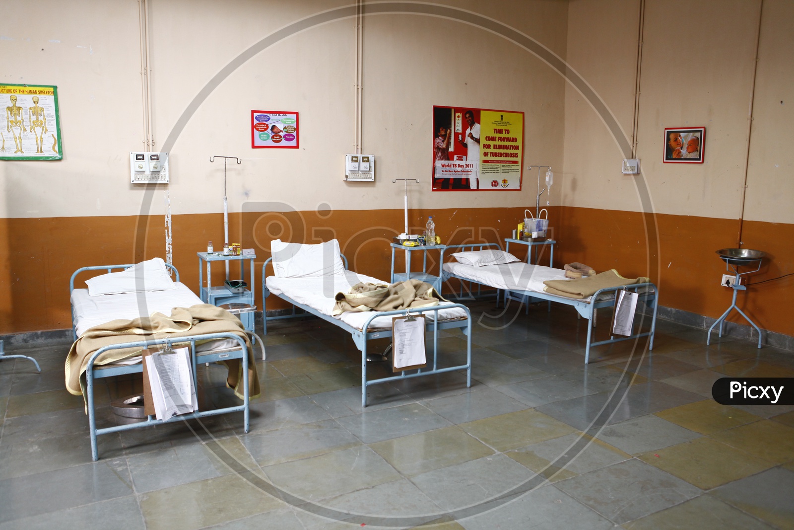 Patients recovery beds in a Hospital