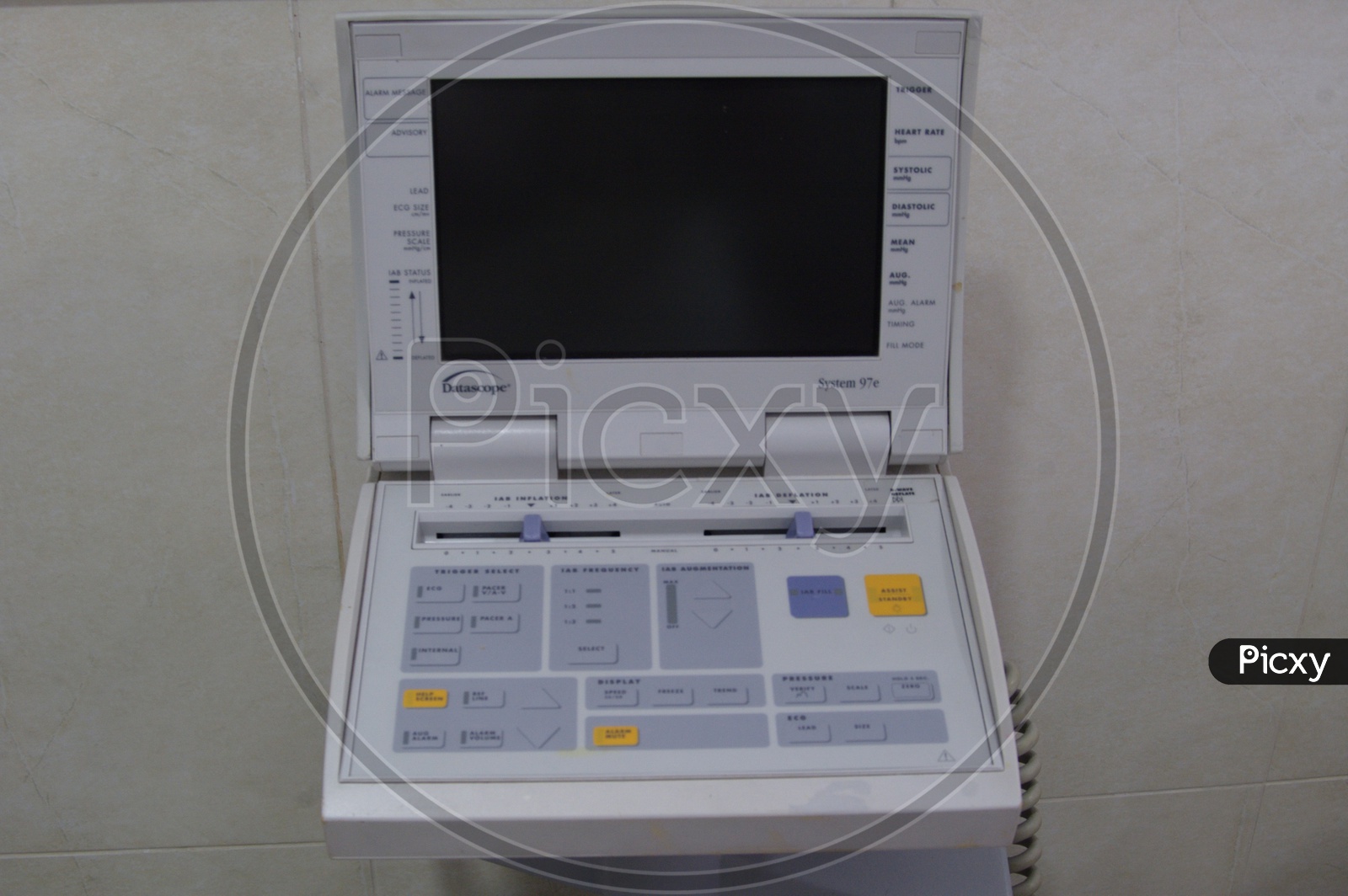 Human Vitals Reading Medico machine in a Hospital