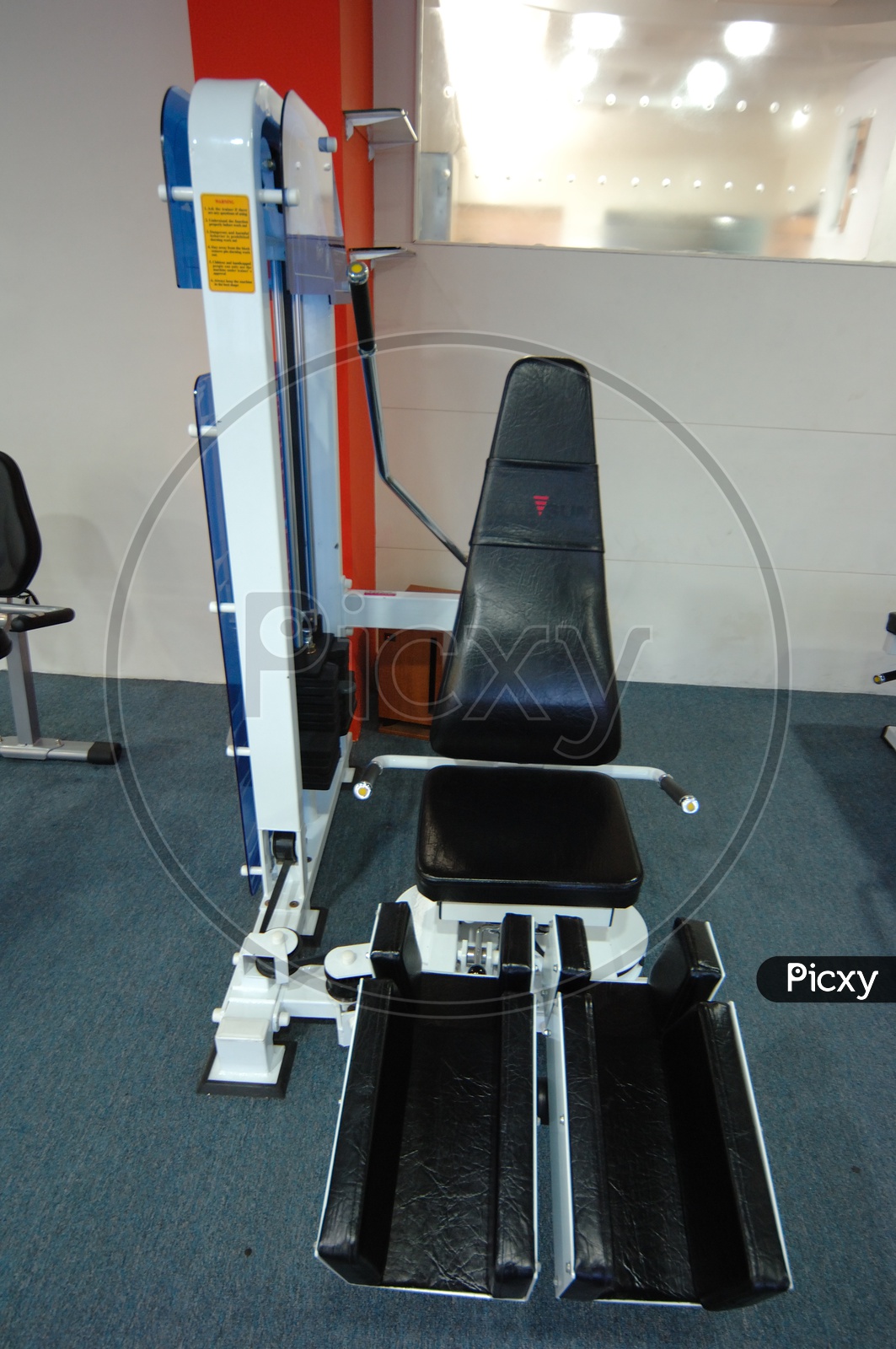 Leg Abduction machine in a Gym