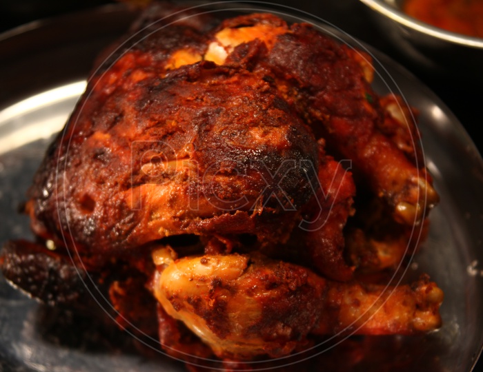 Roasted Whole Chicken With Indian Spices