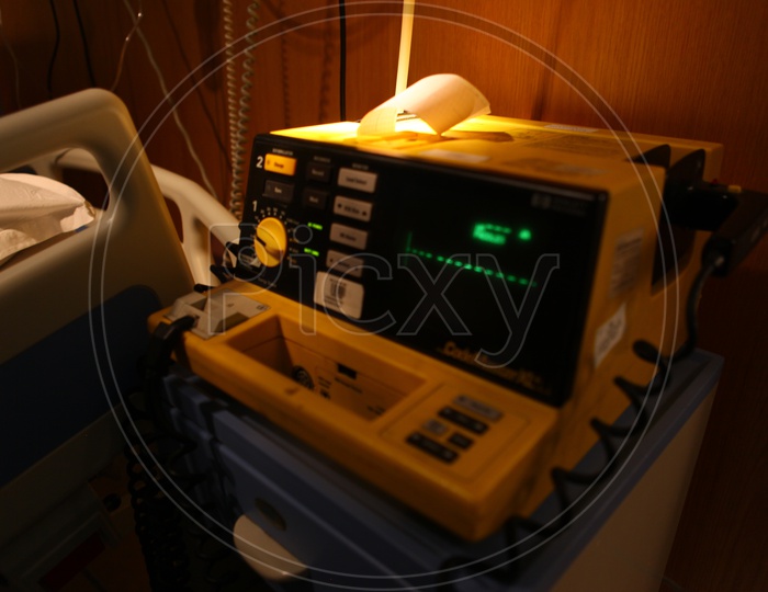 Life Support Monitor Systems In Hospital