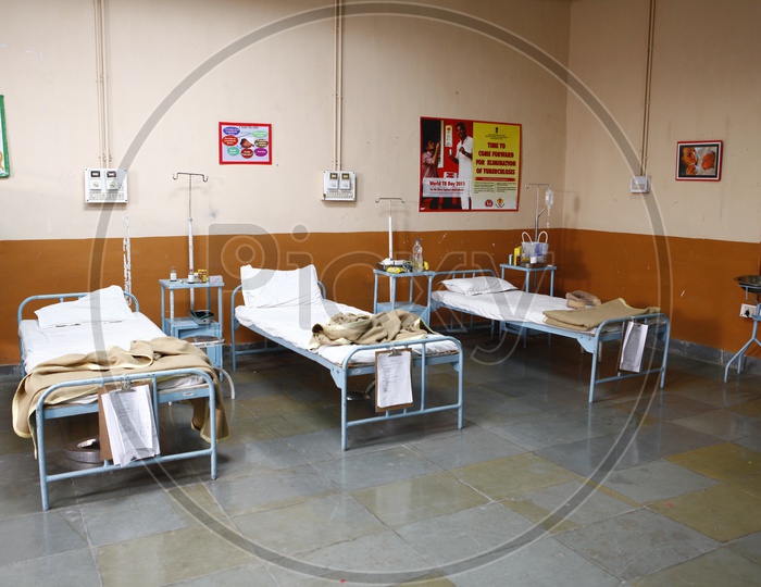 Patients recovery beds in a Hospital