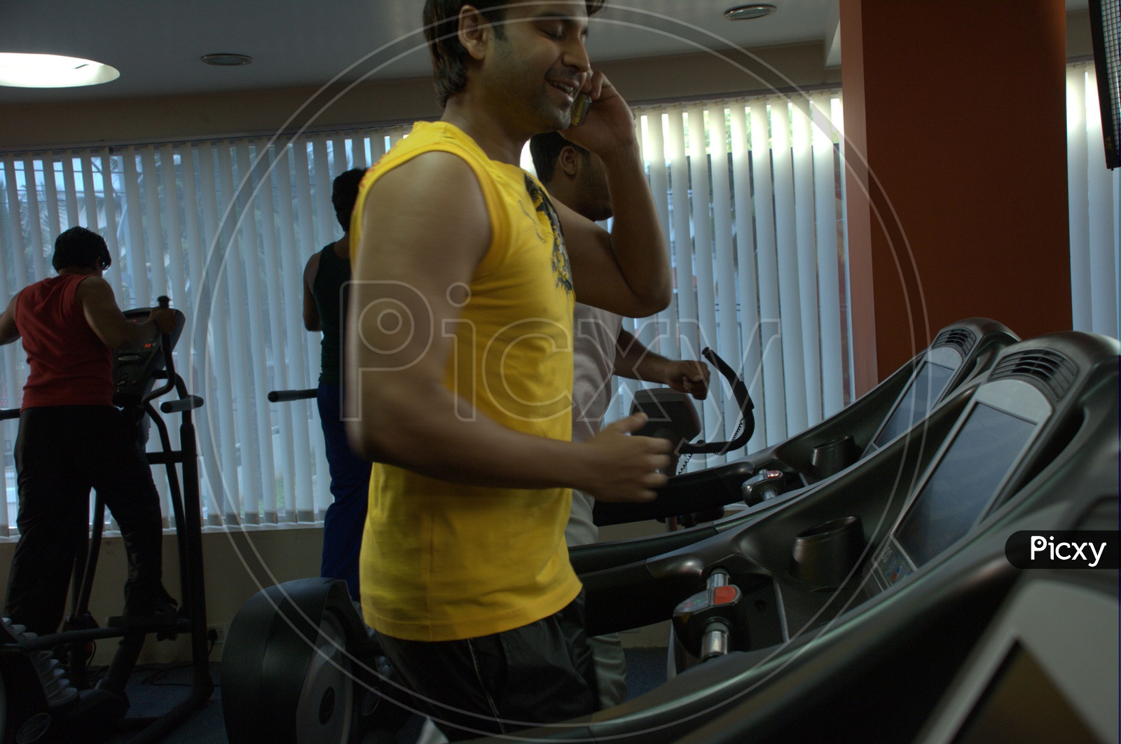 Actor Sumanth in a Gym