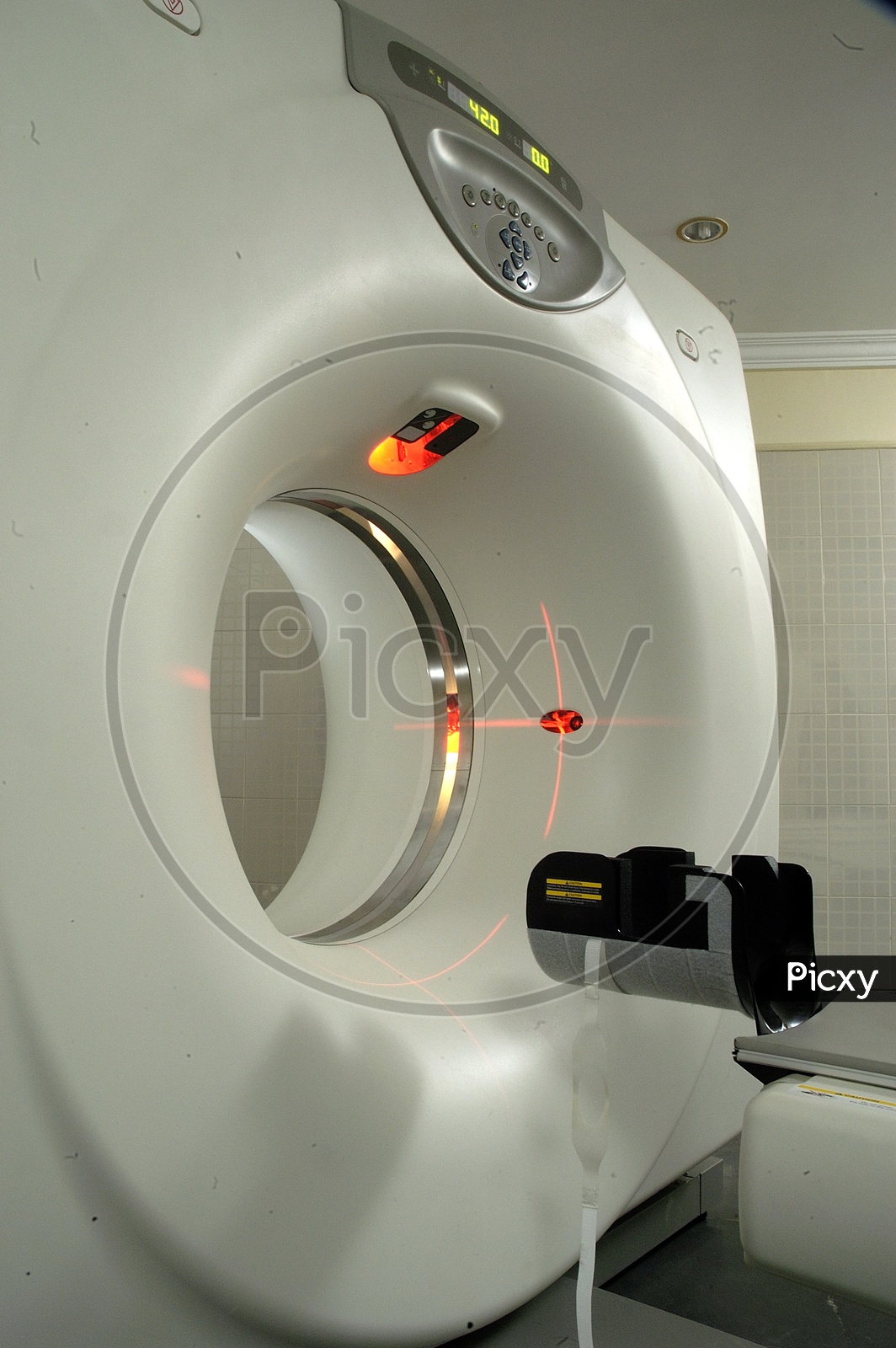 CT - Computerized Tomography Scan Device in Hospital