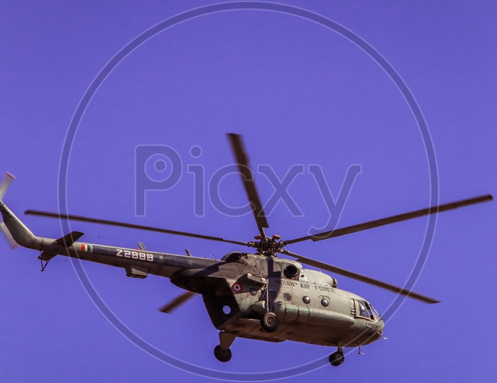 Indian Air Force Mil Mi-17 Helicopter at Bangalore Aero Show 2019
