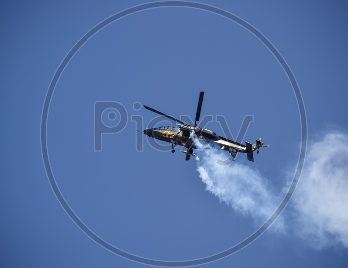 Indian Air Force Light Combat Helicopter at Bangalore Aero India Show 2019