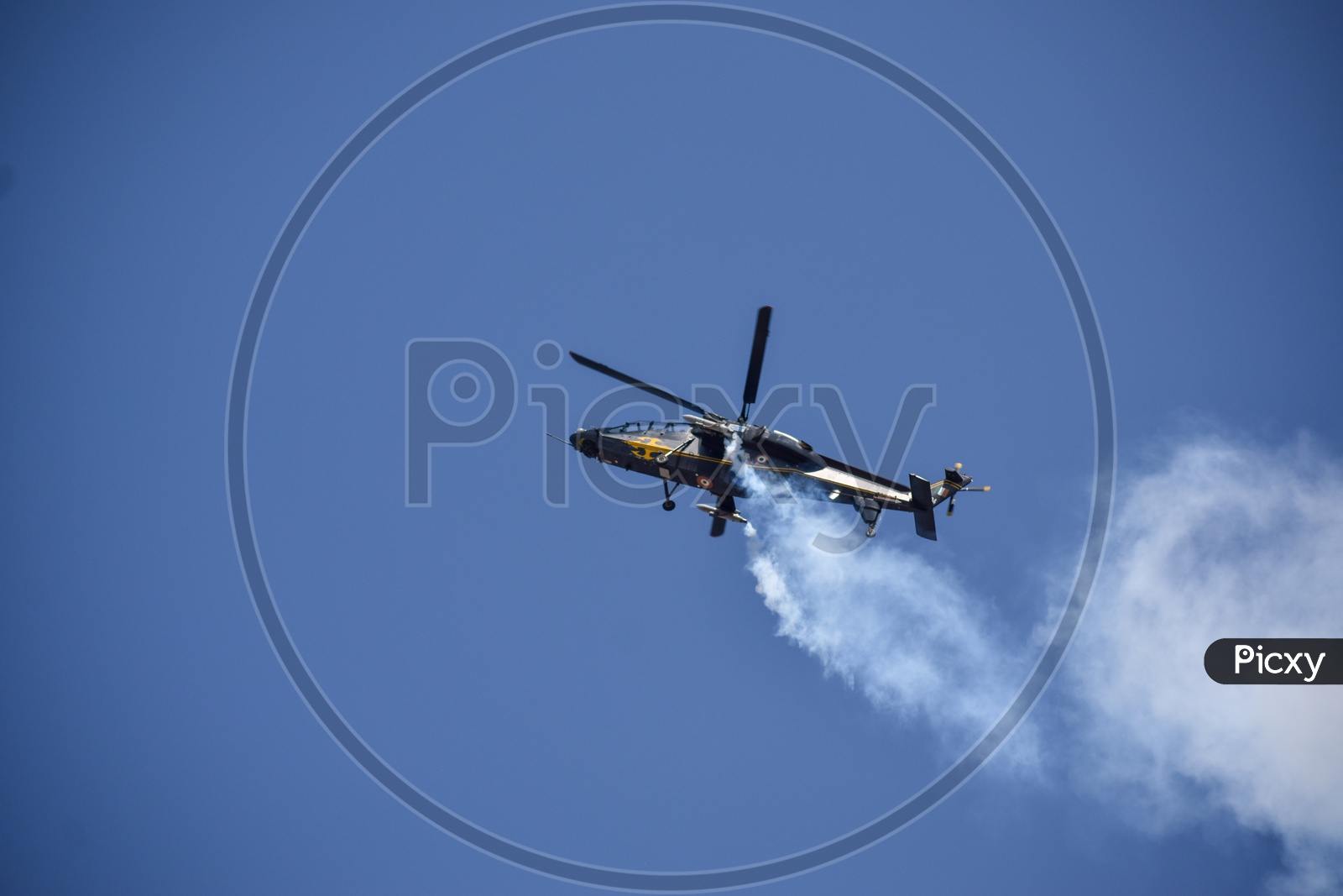 Indian Air Force Light Combat Helicopter at Bangalore Aero India Show 2019