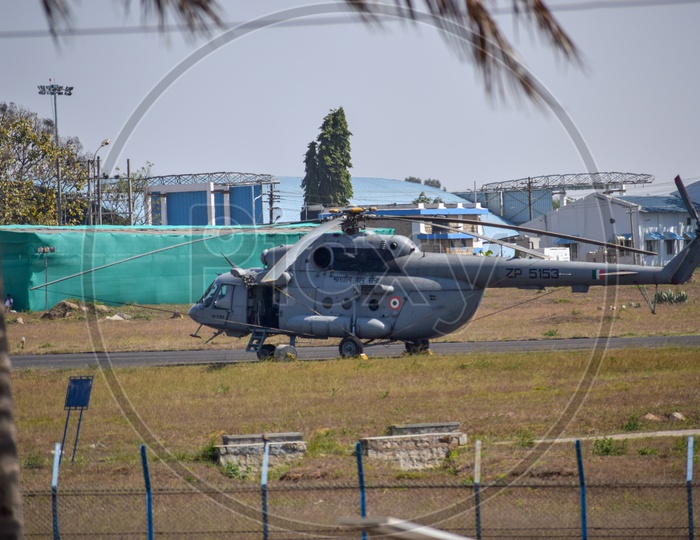 Indian Air Force Mil Mi-17 Helicopter at Bangalore Aero India Show 2019