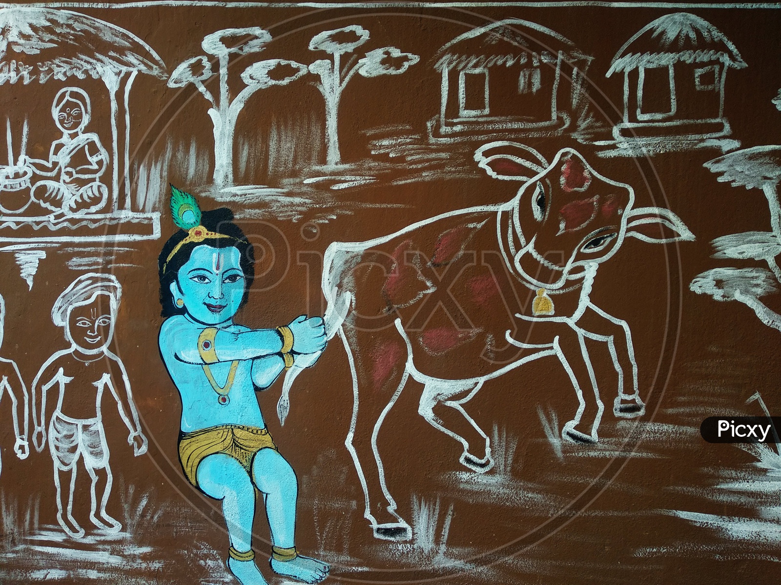 Krishna Lord, Street Art