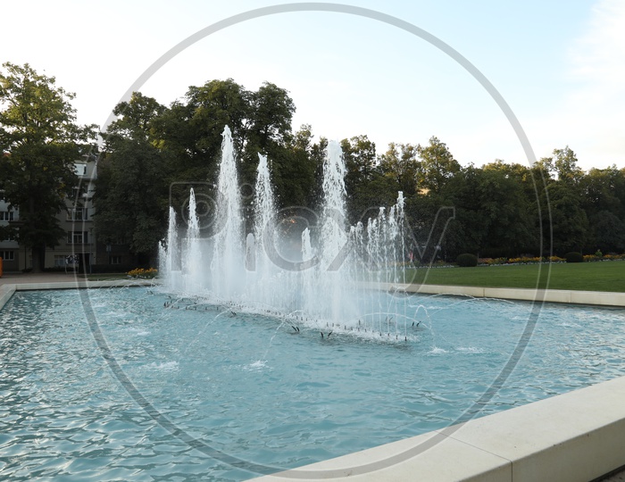 Water Fountain in the Park