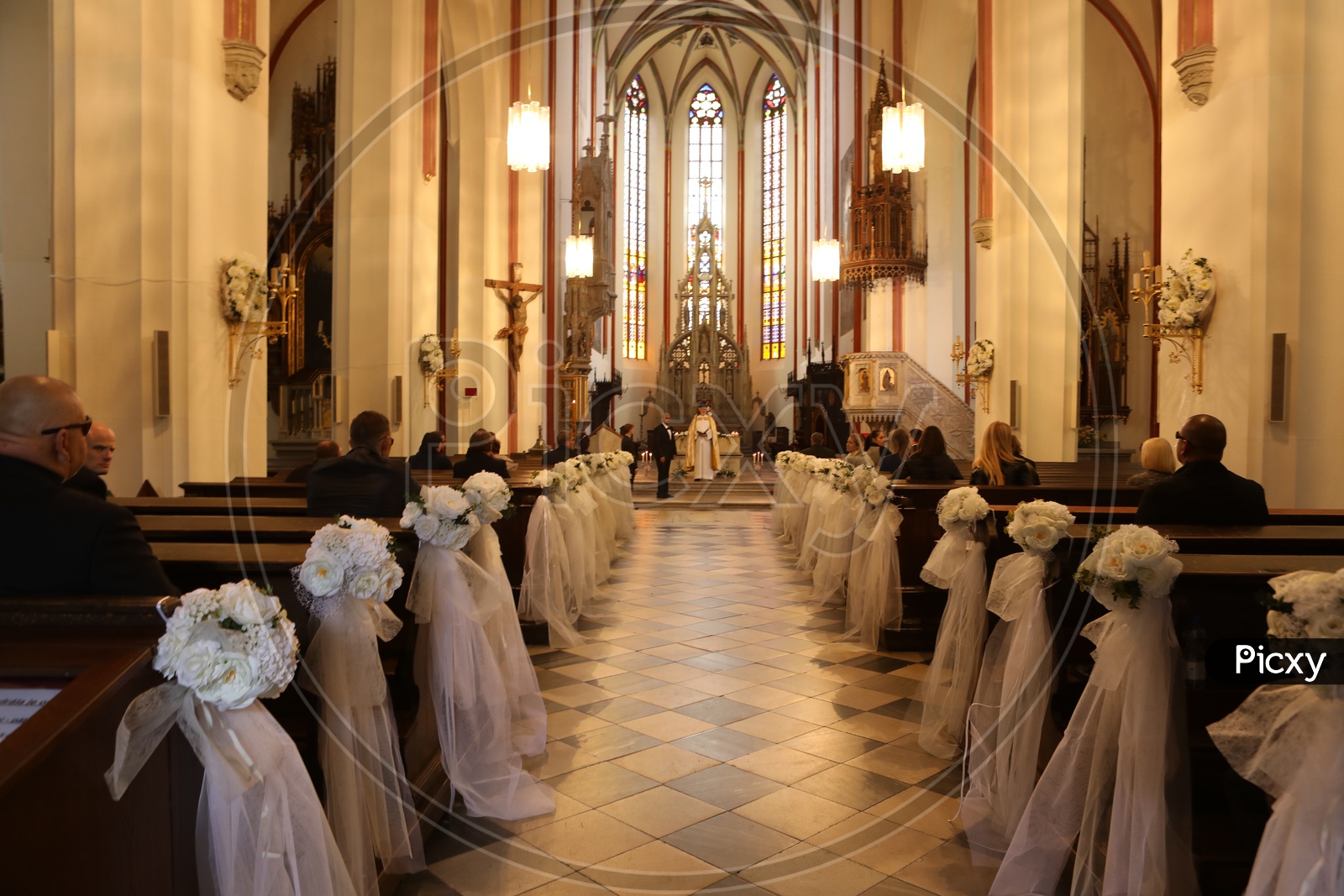 Wedding ceremony in a Church