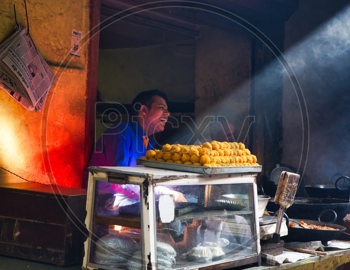 Street Food Stalls in Pushkar