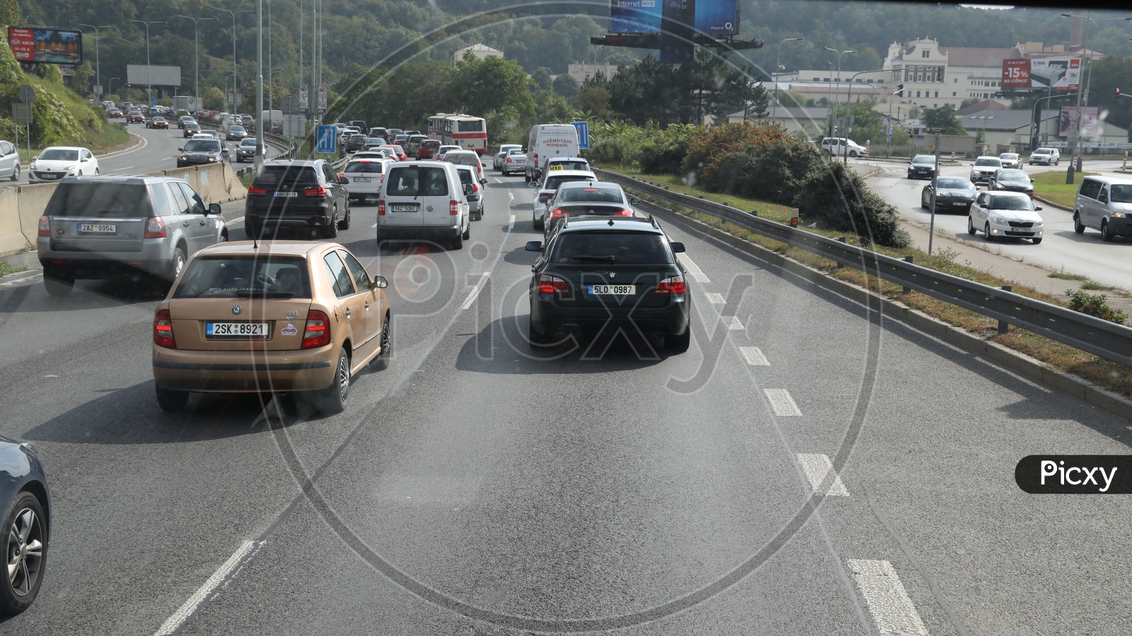 Vehicles On the Expressway Roads