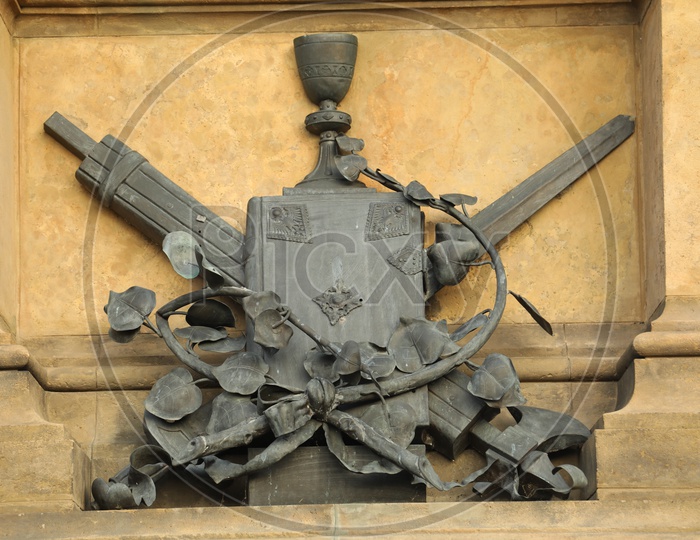 Cast iron Carved Sculptures at Prague Castle