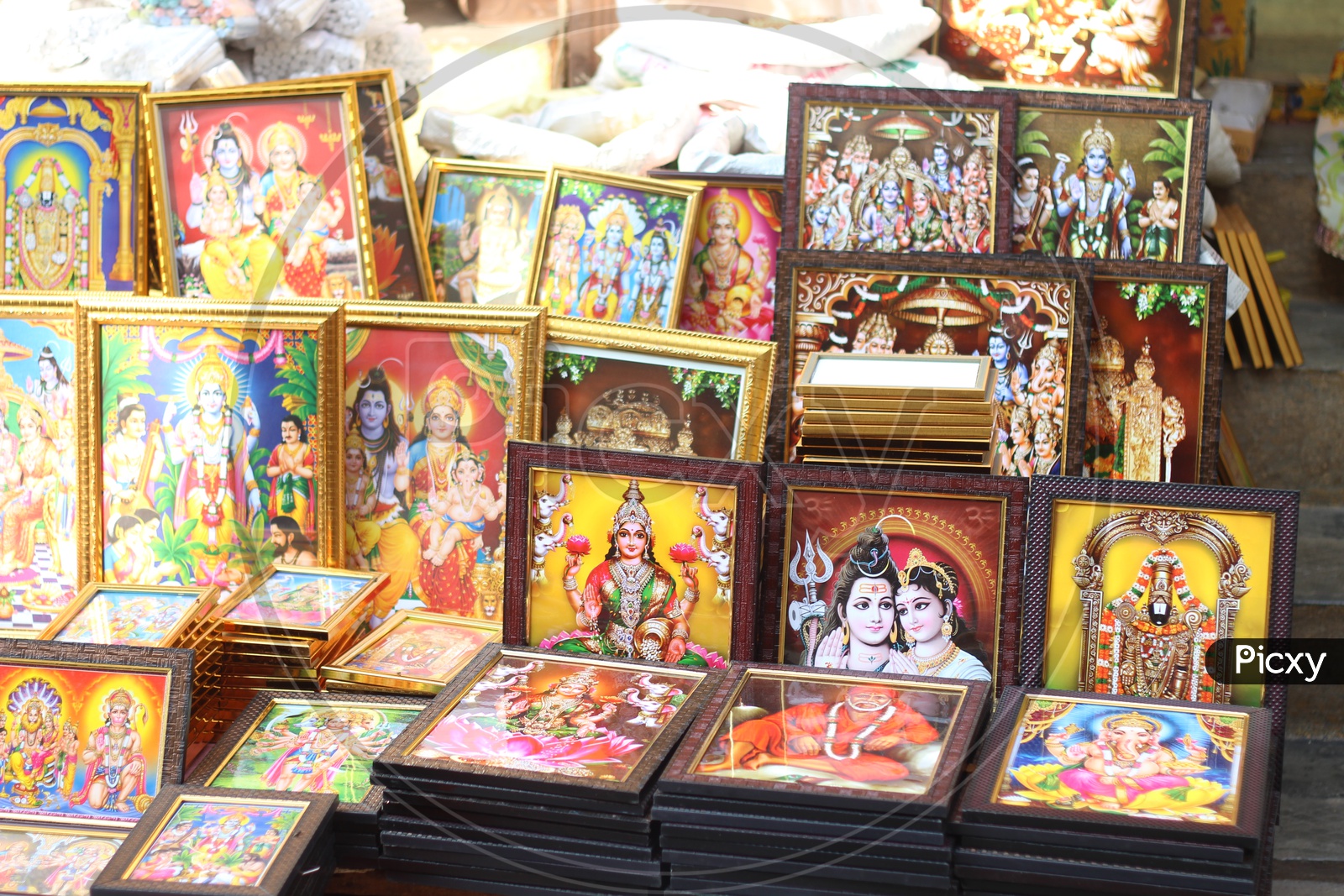 Indian Gods frames on the Street for sale