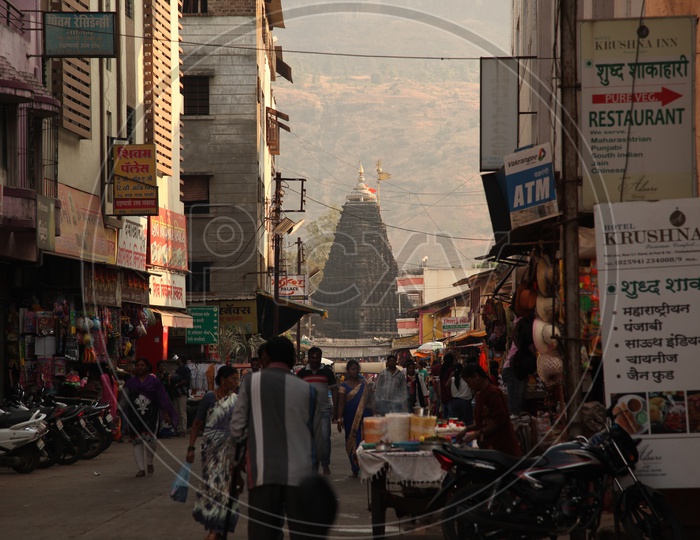 People walking in the Streets of Maharashtra