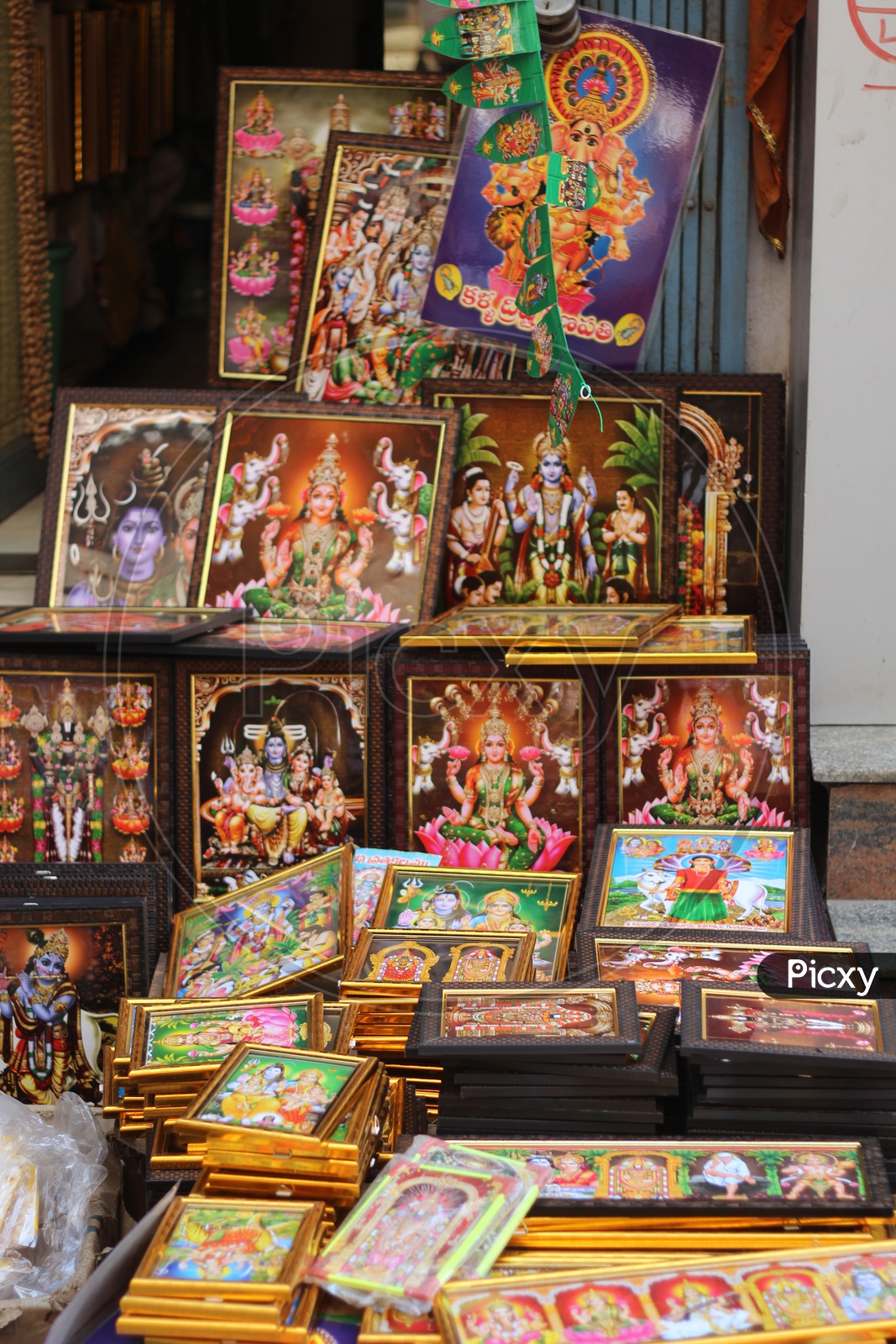 Indian Gods frames on the Street for sale