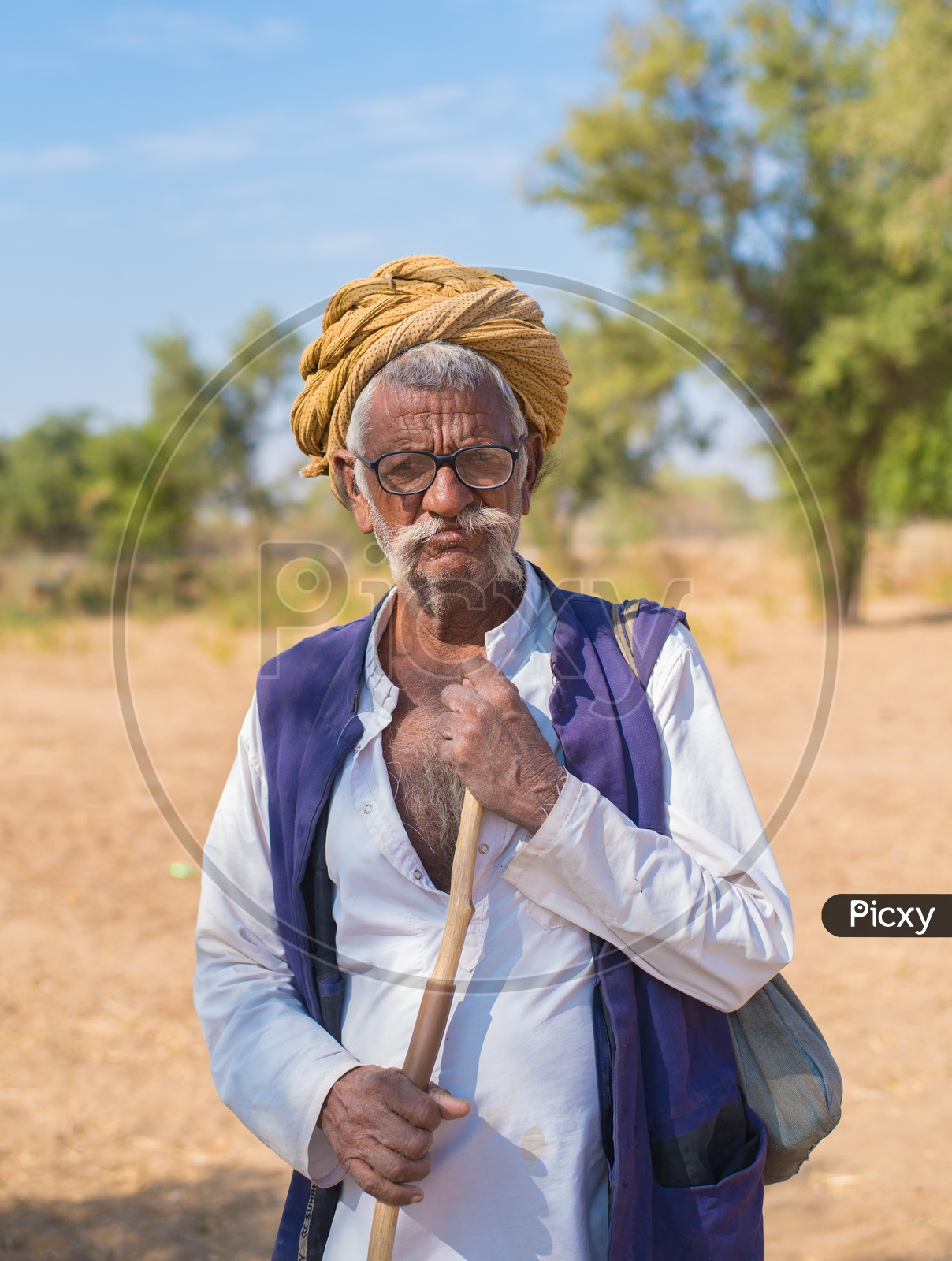 A portrait of a Rebaa tribe Man