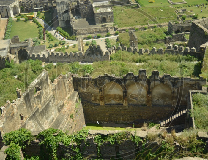 Architectural Views Of Golconda Fort