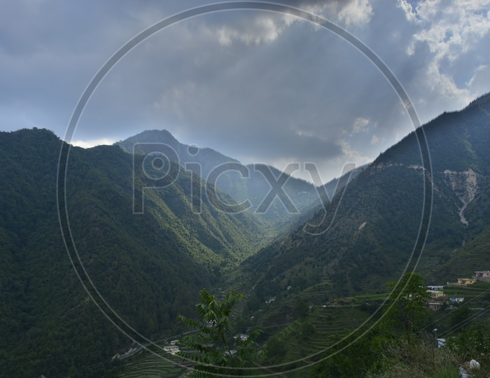Mountains in Uttarakhand