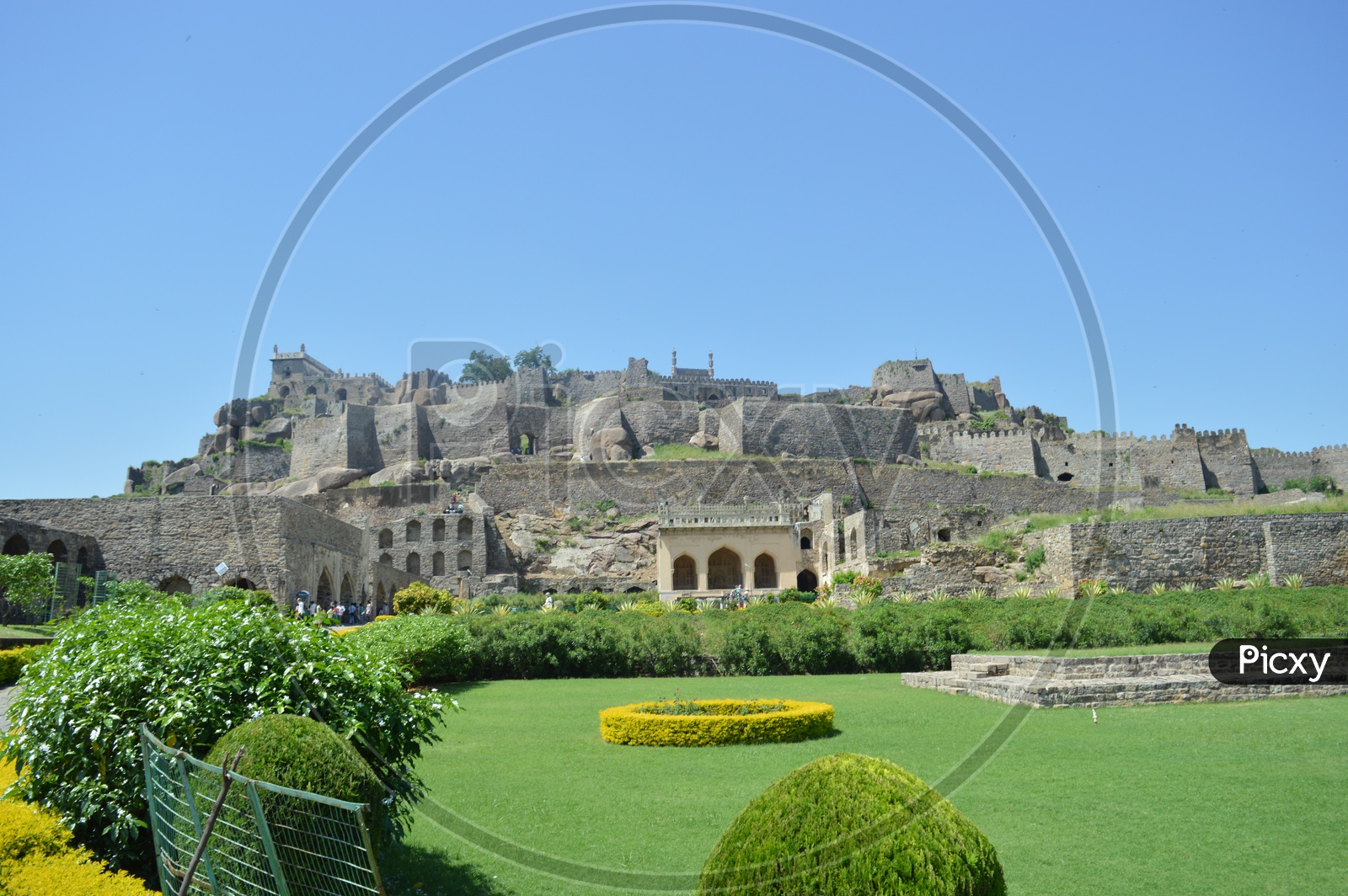 Golconda Fort With Garden View