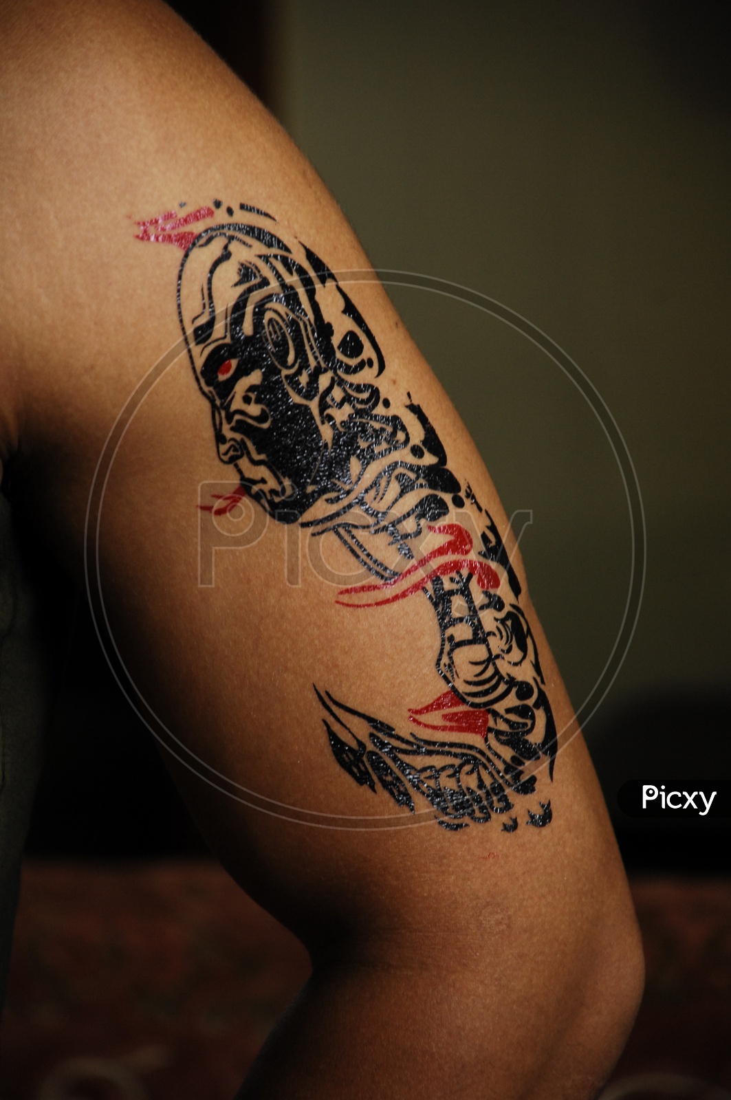 Tattoo on an arm