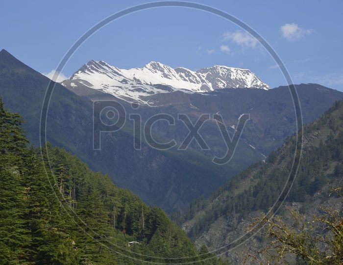 Snow-Capped Mountains of Gangotri