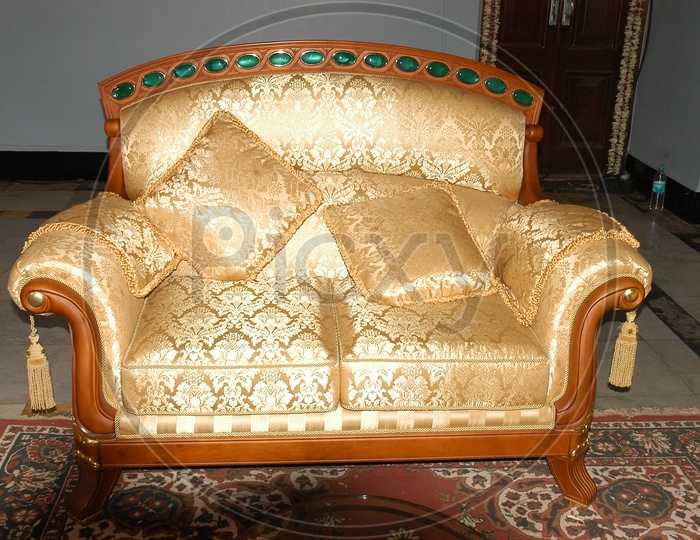 A Wooden Sofa Chair